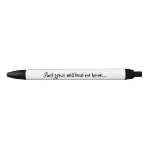 Amazing Grace Hymn Lyric Quote Pen