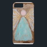 Amazing Grace i-phone Case<br><div class="desc">I-phone 6/6s case with original artwork by Sara Arnall. Amazing Grace Hymn behind beautiful blue Angel</div>