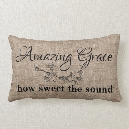 Amazing Grace Lumbar Pillow