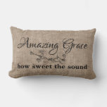 Amazing Grace Lumbar Pillow at Zazzle