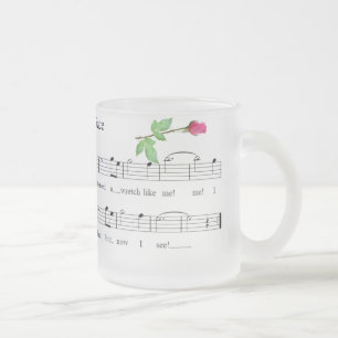 AMAZING GRACE-MUG FROSTED GLASS COFFEE MUG