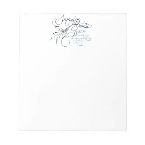 Amazing Grace Notepad