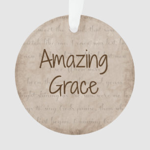 Amazing Grace Ornament