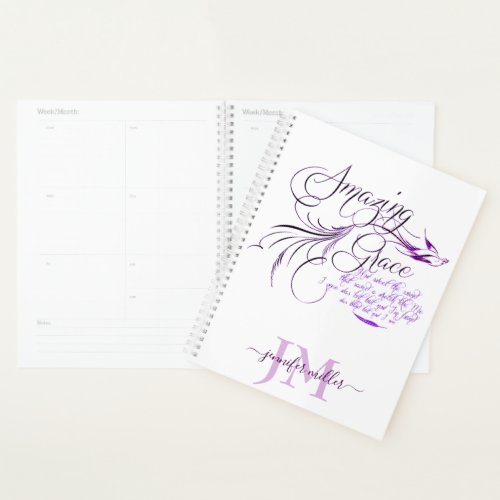 Amazing Grace    personalized Planner