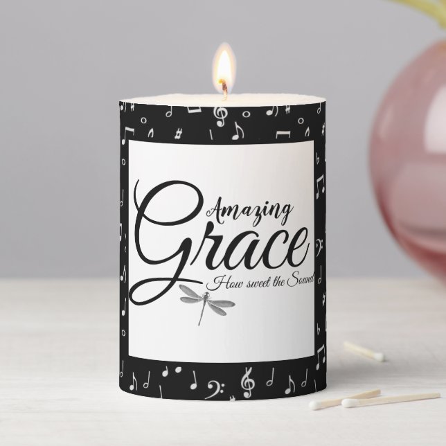 Amazing Grace  Pillar Candle (In Situ)