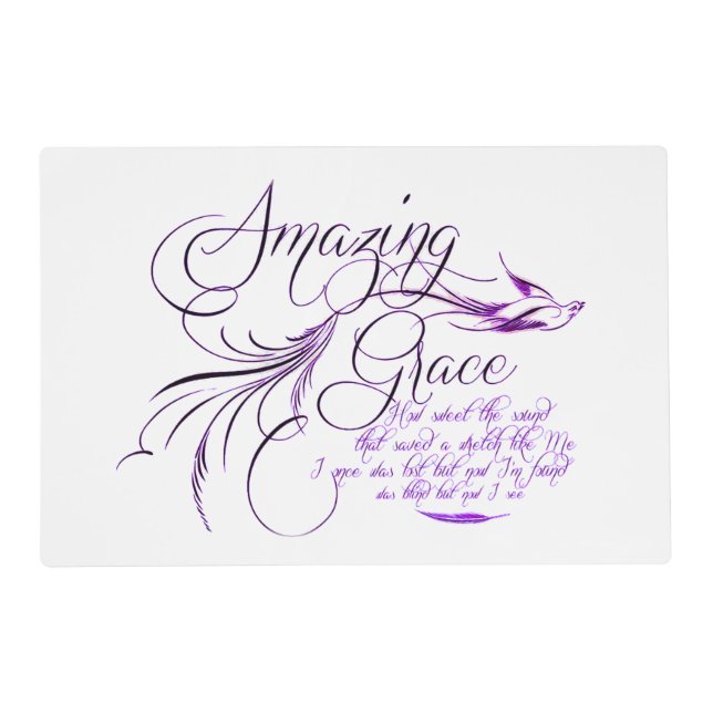 Amazing Grace   Placemat (Front)