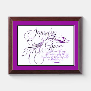 Amazing Grace Plaque