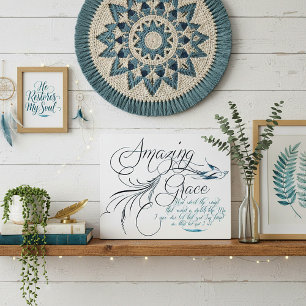Amazing Grace Plaque