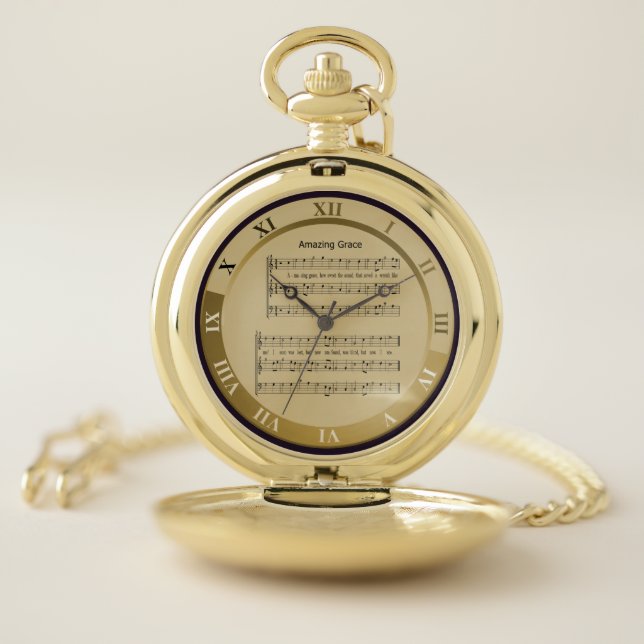 AMAZING GRACE POCKET WATCH (Inside)