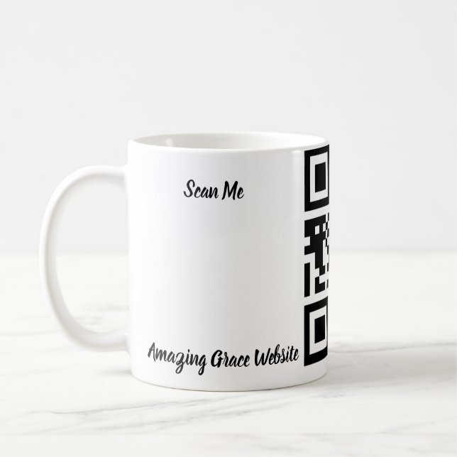 Amazing Grace QR code Mug (Left)