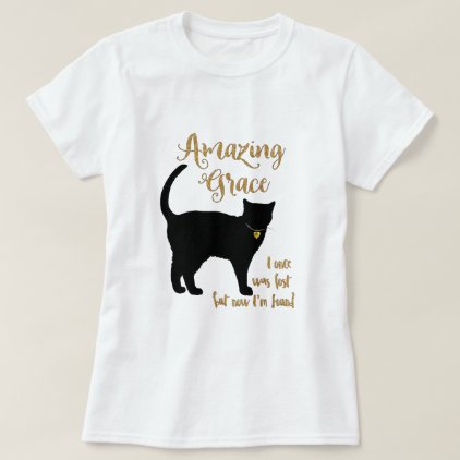 Amazing Grace Rescued Cat Shorthair T-Shirt