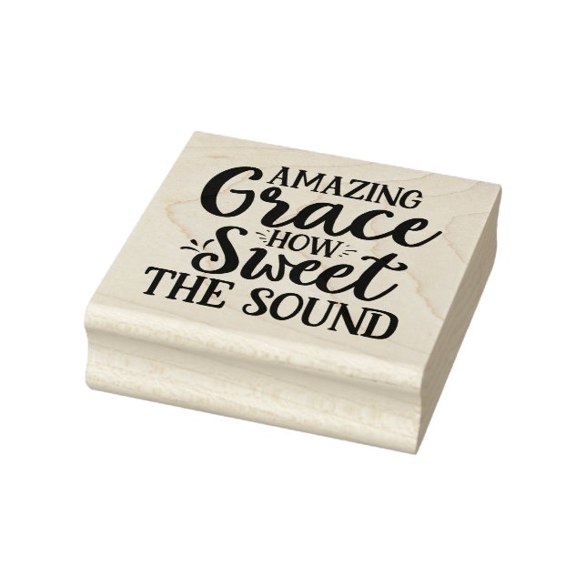 Amazing Grace Rubber Stamp (Stamp)