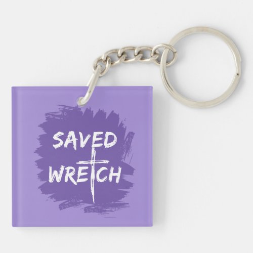 Amazing Grace _ Saved Wretch Keychain
