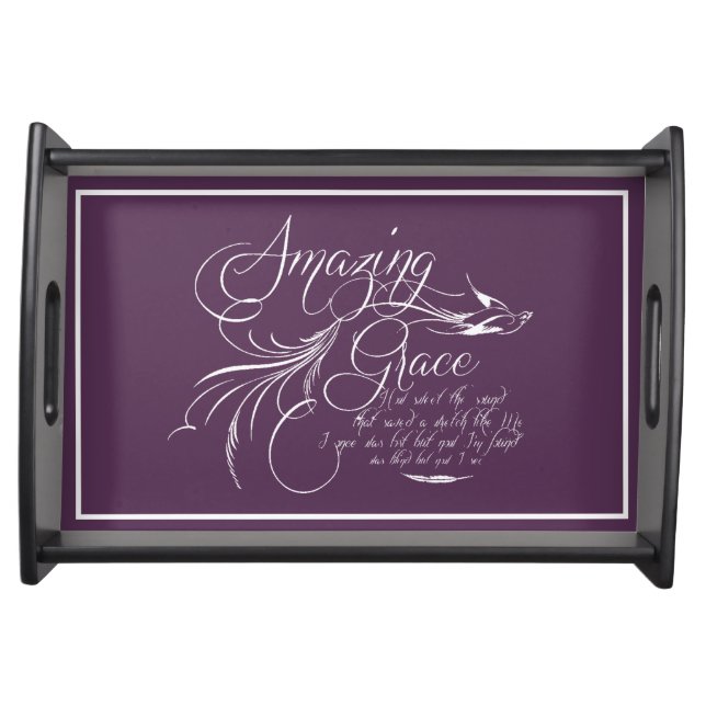 Amazing Grace   Serving Tray (Front)