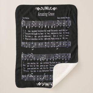 AMAZING GRACE SHERPA BLANKET