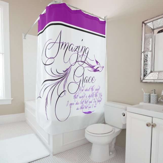 Amazing Grace   Shower Curtain (In Situ)