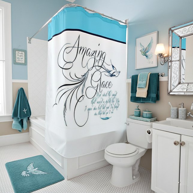 Amazing grace shower curtain (Creator Uploaded)