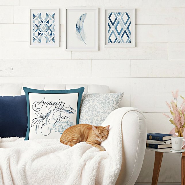 Amazing Grace Throw Pillow (Creator Uploaded)