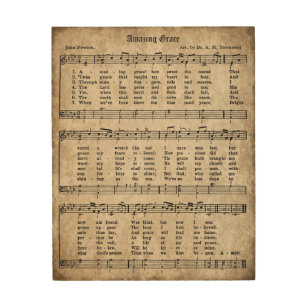 Sheet Music Wood Wall Art Zazzle
