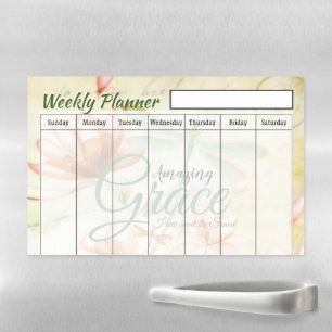 Amazing grace Weekly planner Magnetic Dry Erase Sheet