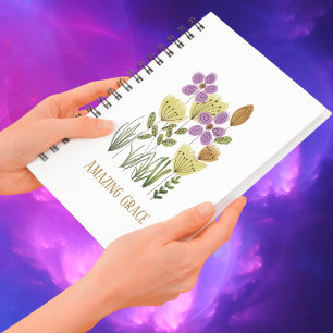Amazing Grace Wildflowers Church Journal