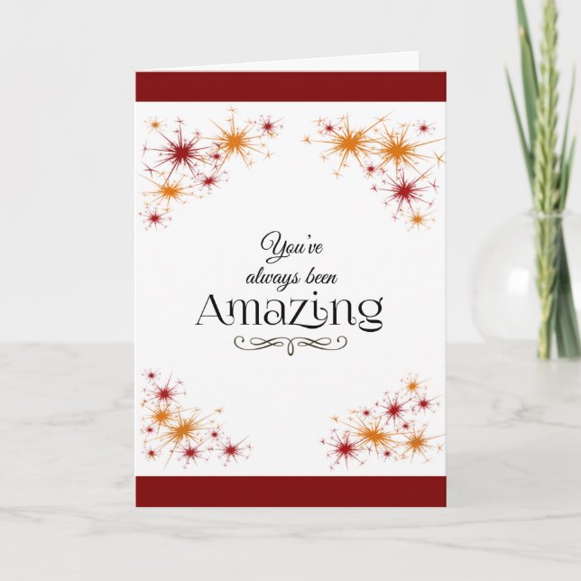 Amazing Grad Graduation Congratulations Card (Front)