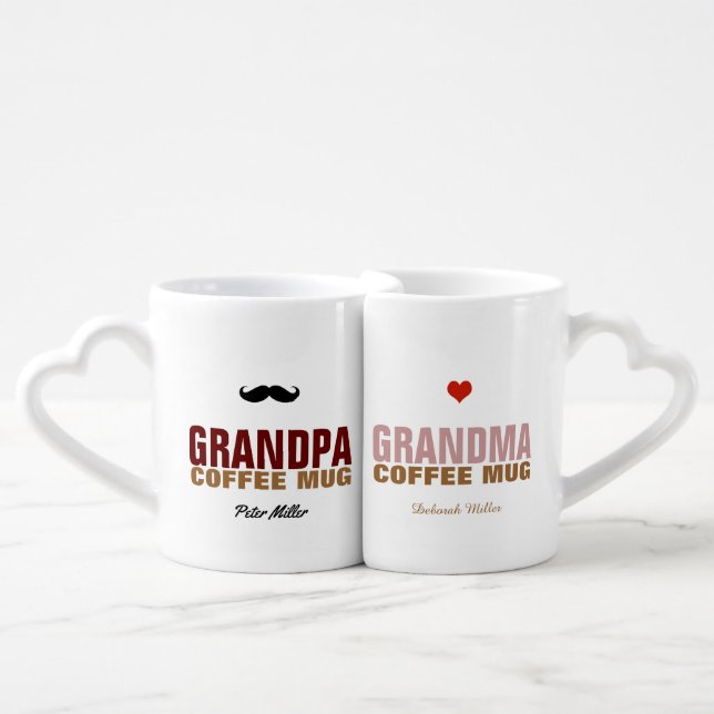 amazing grandma & grandpa coffee mug (Front Nesting)