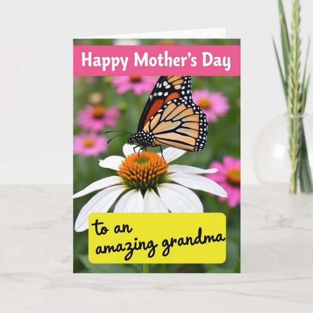 Amazing Grandma Mothers Day Card (Front)