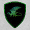 Amazing Green Mosaic Dragon 