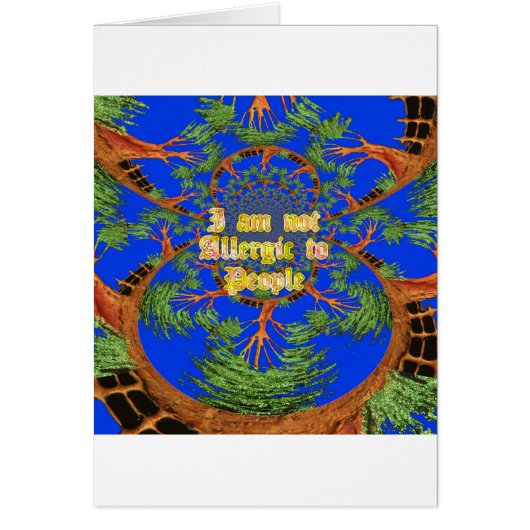 Amazing Hakuna Matata I am not allergic to people (Front)