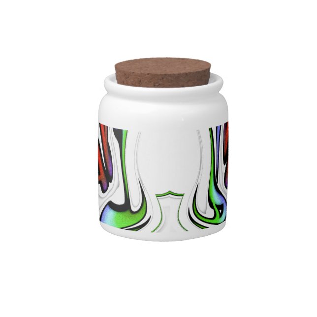 Amazing Hakuna Matata Whirl Art Print Candy Jar (Front)