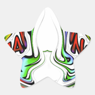 Amazing Hakuna Matata Whirl Art Print Star Sticker