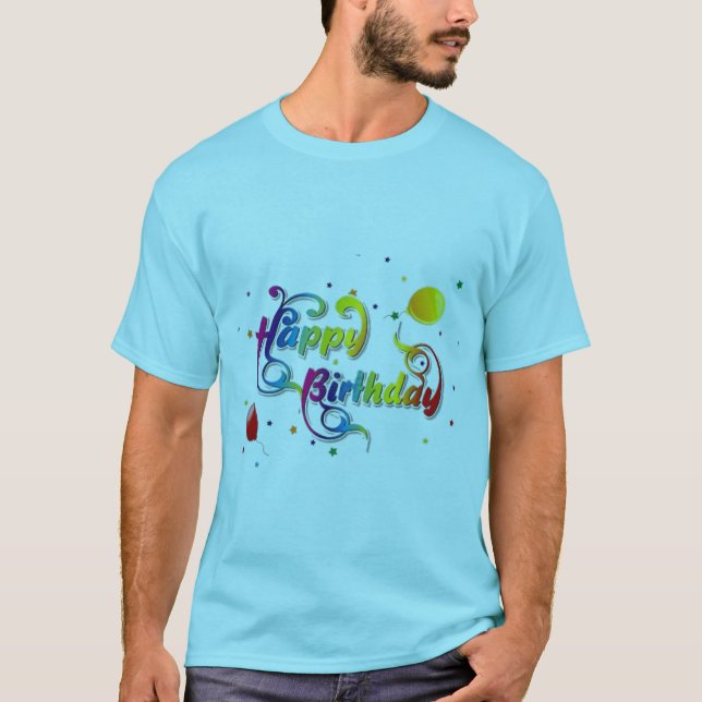 Amazing happy birthday t-shirts design🤗❤😀 (Front)