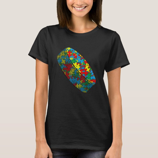 Amazing Hockey Autism Sport Autism Awareness Kids  T-Shirt (Front)