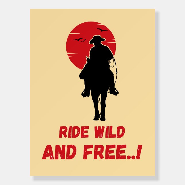 Amazing horse riding posters (Front)