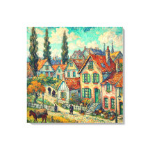 Amazing Houses in Auvers - Vincent van Gogh