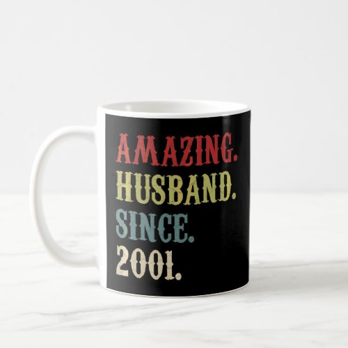 Amazing Husband Since 2001 21 Wedding Aniversary   Coffee Mug