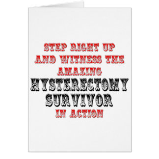 Amazing Hysterectomy Survivor In Action Cards