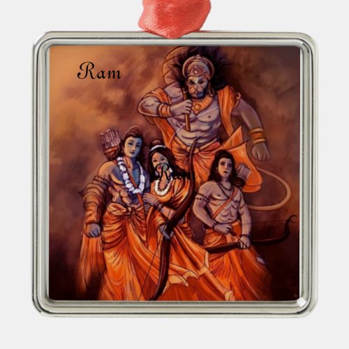 Amazing image of RamSiya  Metal Ornament