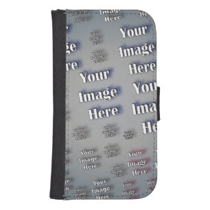 Amazing Image Template Create Your Own Wallet Phone Case For Samsung Galaxy S4