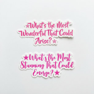 Amazing Inspirational Quotes   Positive Girl Sticker
