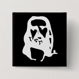 Amazing Jesus Christ Optical Illusion Pinback Button