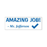 [ Thumbnail: "Amazing Job!" Commendation Rubber Stamp ]