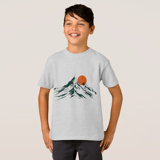 Amazing Landscape Kids' Basic T-Shirt (Front Full)