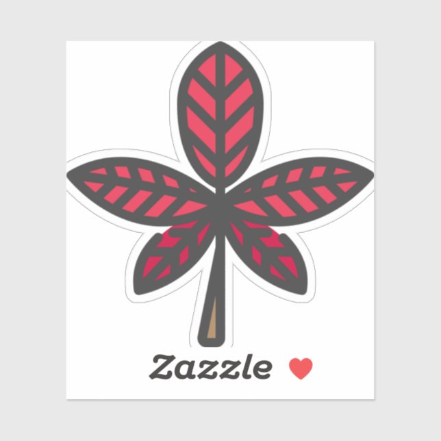amazing leaf sticker (Sheet)
