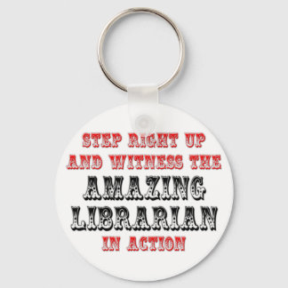 Amazing Librarian In Action Keychain