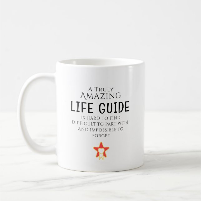 Amazing Life Guide Hard To Find Personalized Gift Coffee Mug (Left)
