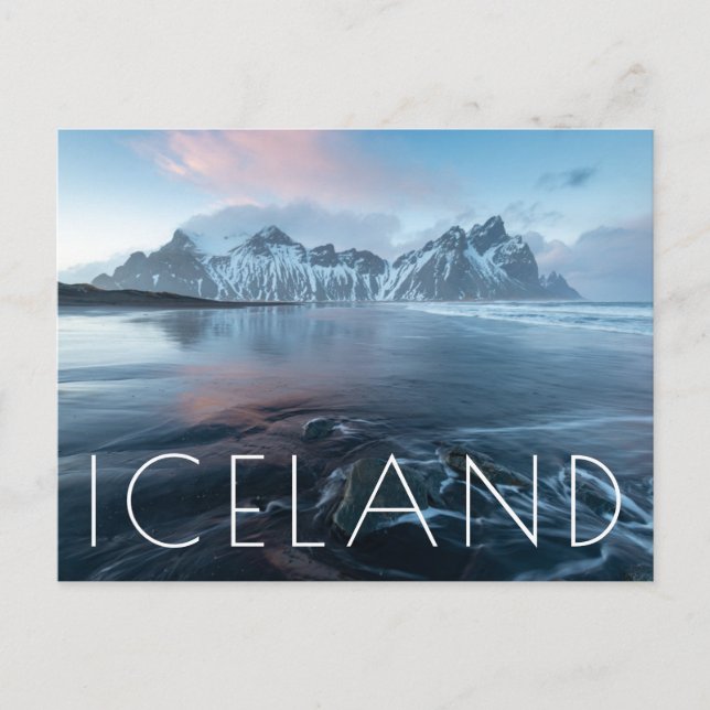 Amazing Light in Iceland | Stokksnes, Vestrahorn Postcard (Front)