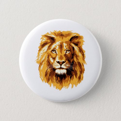 Amazing lion design button