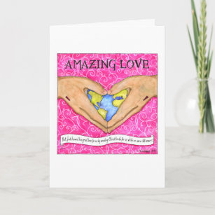 Amazing Love Christian Valentine Card